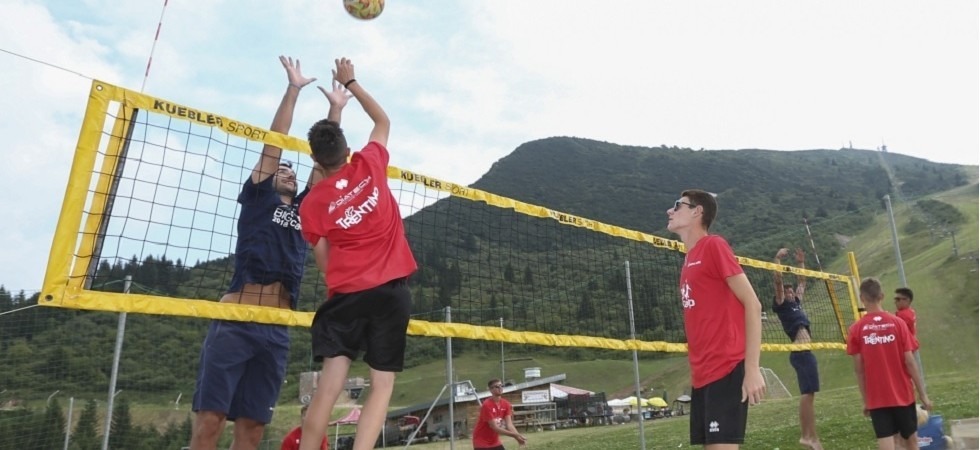 Foto di Marco Trabalza Big camp Trentino Volley, numeri da record sul Bondone e tanti ospiti d'eccezione da Kaziyski a Giannelli